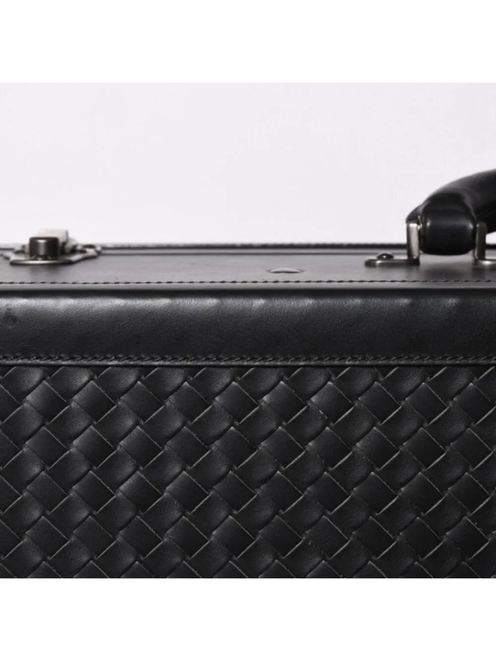 Bottega Veneta Hard Trunk Bag Black
